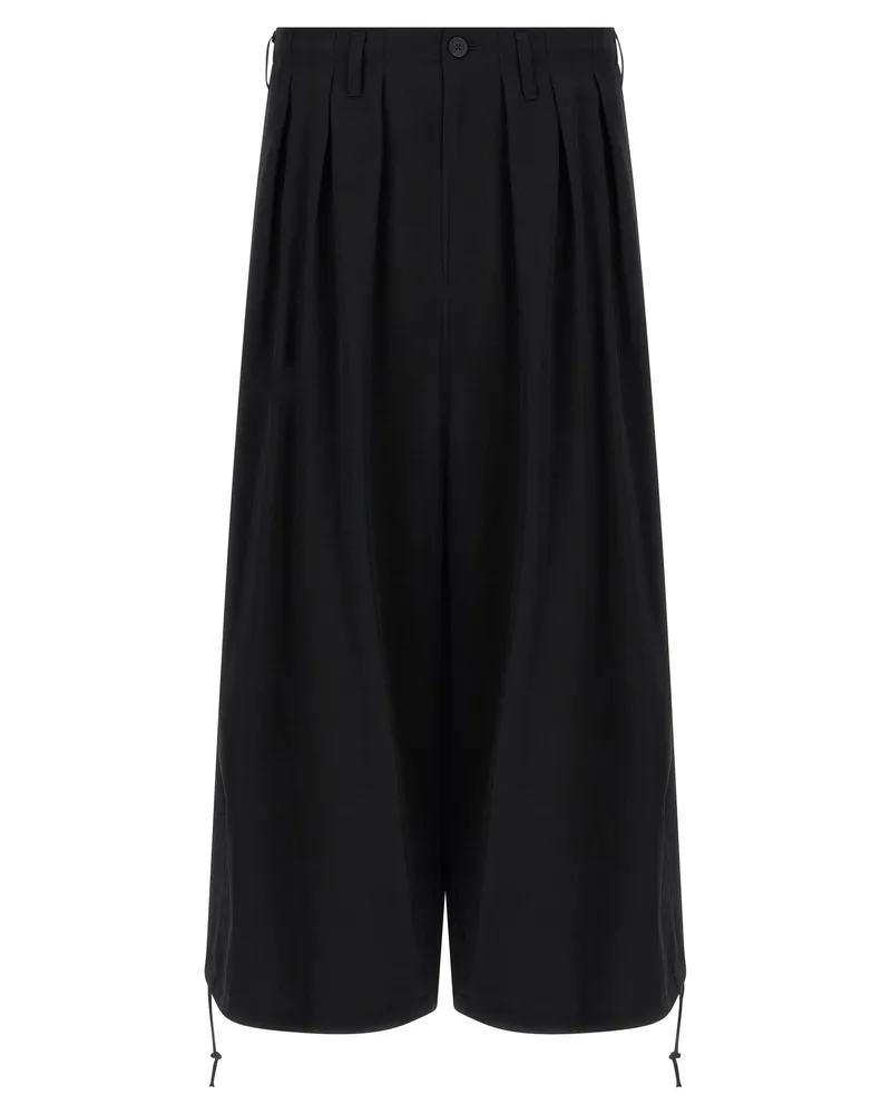 Yohji Yamamoto Thin Ballon' Hosen Black