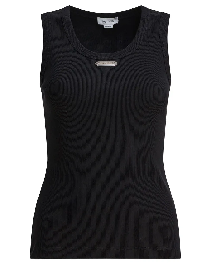 Alexander McQueen Alexander Mc Queen Cut & Sew Top Black