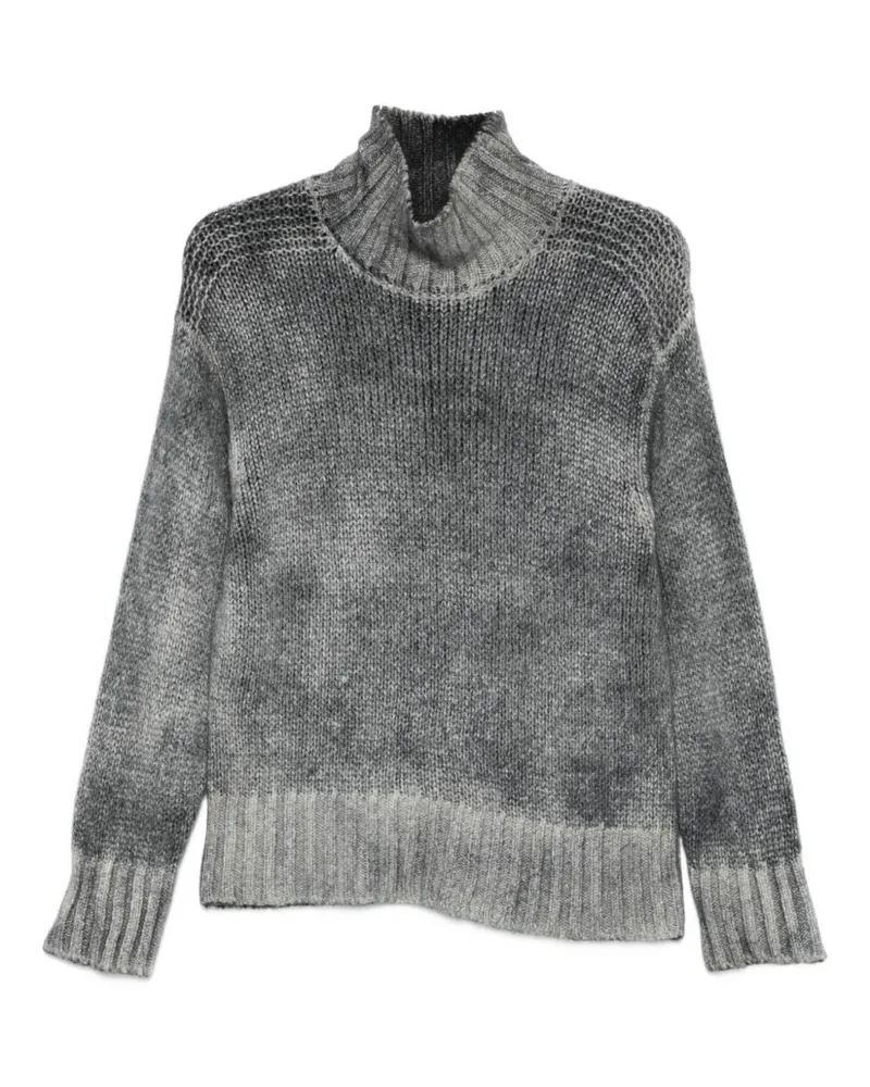 Avant Toi Cashmere Turtle Neck Jumper Grey