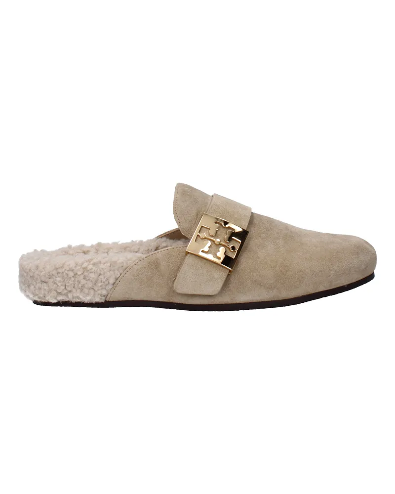 Tory Burch e Pantoffeln & Hufe milde Frauen Wildleder Beige/Haselnuss -