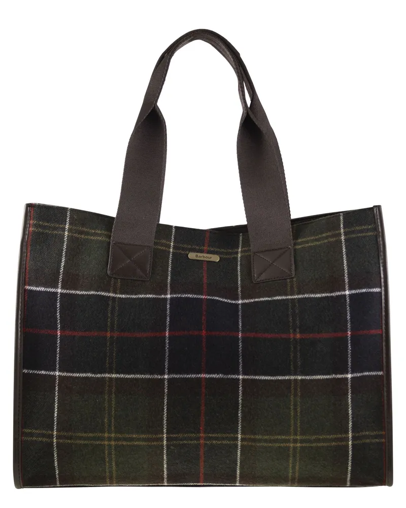 Barbour Turnberry Tartan-Einkaufstasche Brown