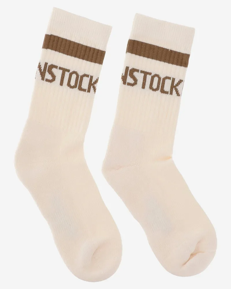 Birkenstock Baumwollsocken mit Logo White