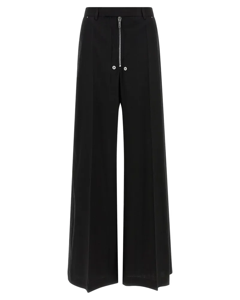 Rick Owens Tailored Wide Belas“-Hose Black