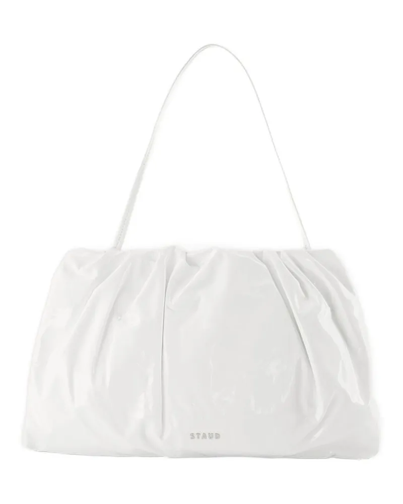 STAUD Phoebe Bag  Leder weiß Weiß