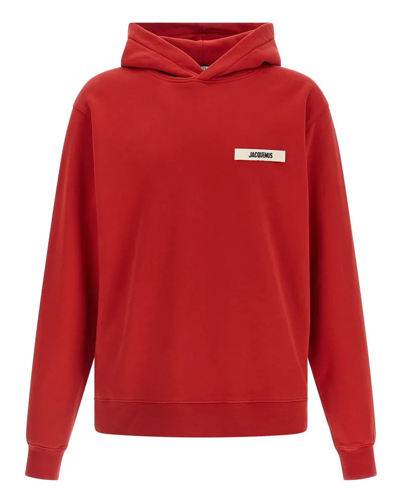 Jacquemus Le Hoodie Gros Grain' Sweatshirt Red