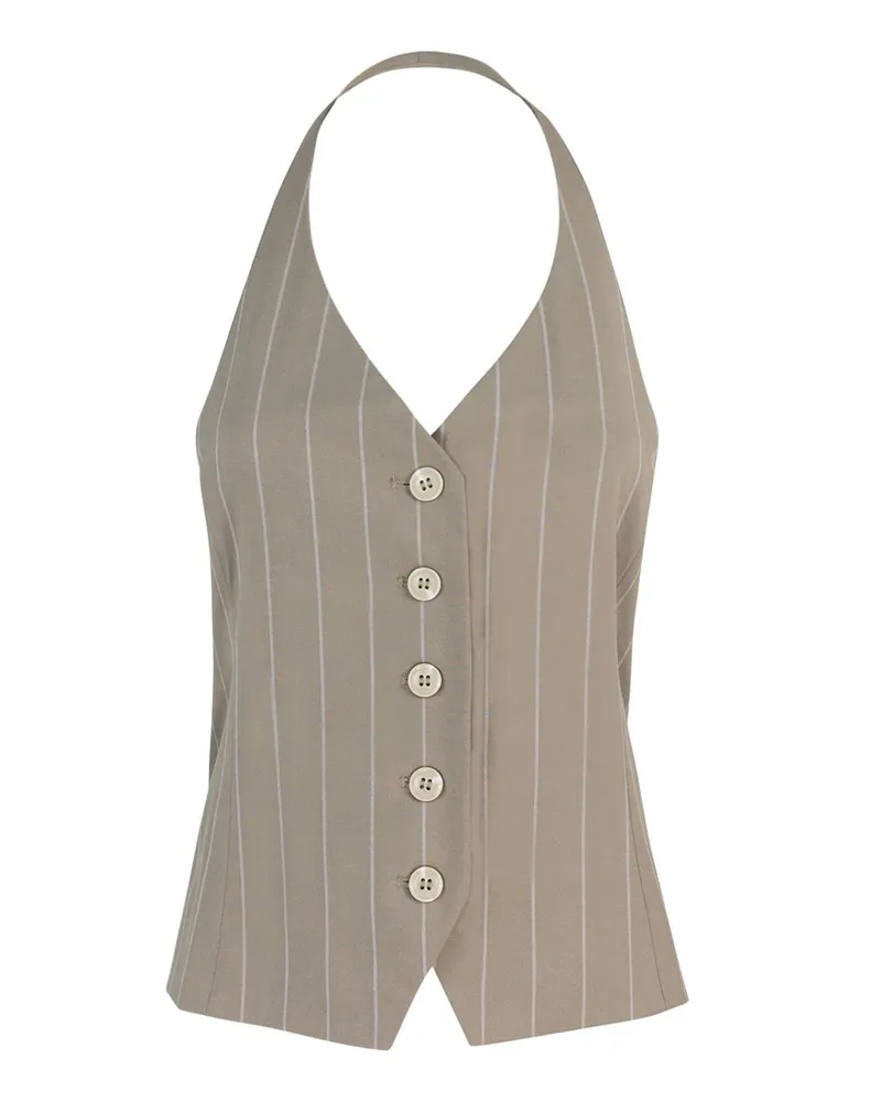 Samsøe & Samsøe Gilet Saneem 15547 Grigio Grey