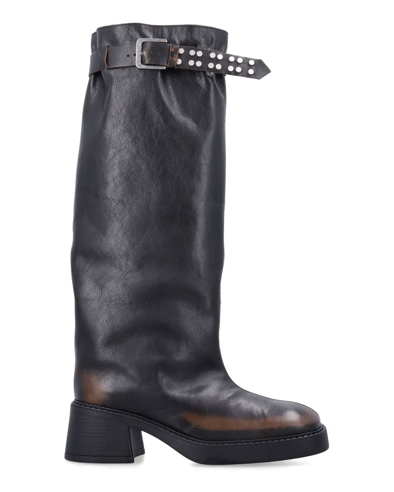 Miista flache Schuhe braun Brown