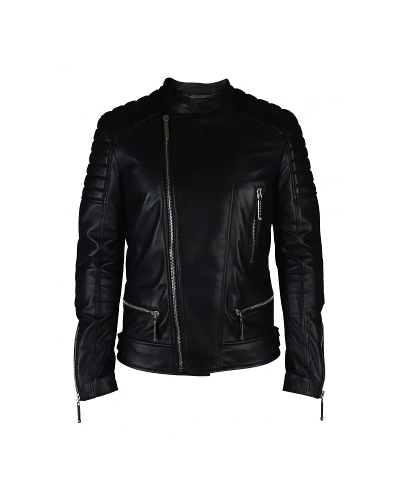 Philipp Plein Bikerjacke Black