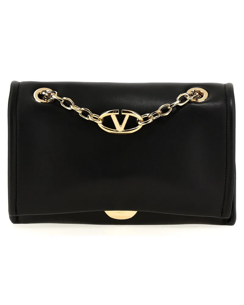 Valentino Garavani Valentino Garavani 'V Logo -Kette' Umhängetasche Black