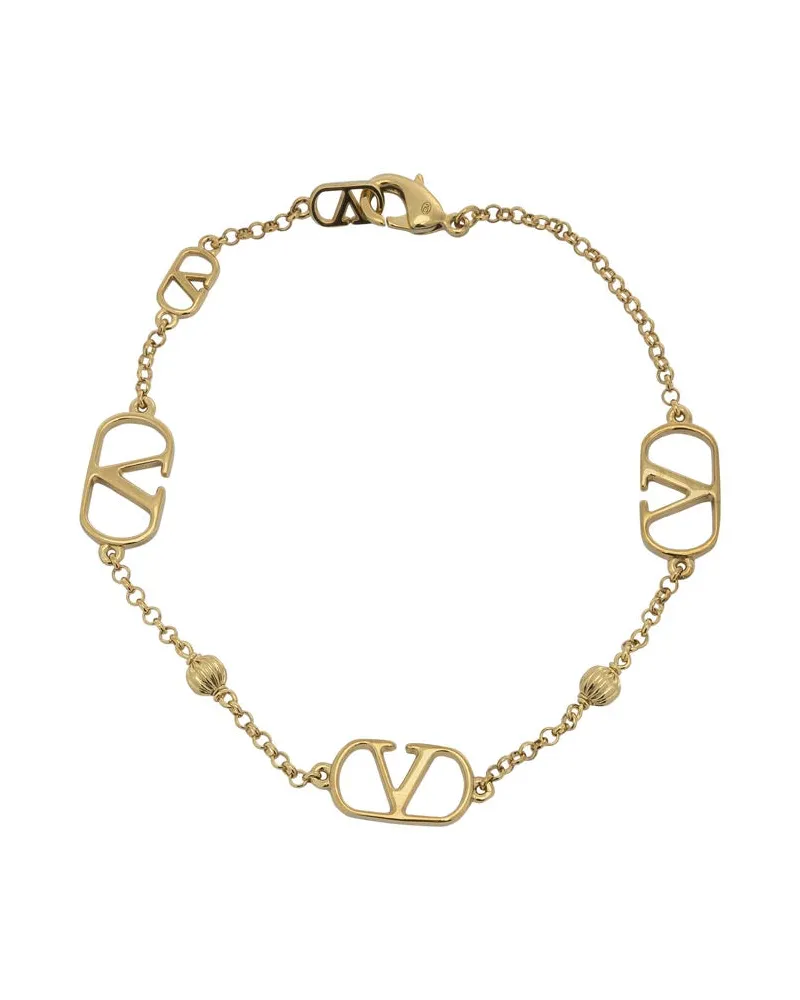 Valentino Garavani V Logo Signature“-Armband Gold