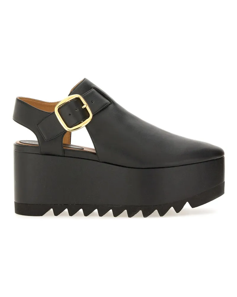 Stella McCartney Elyse" Sandale mit Plattform Black