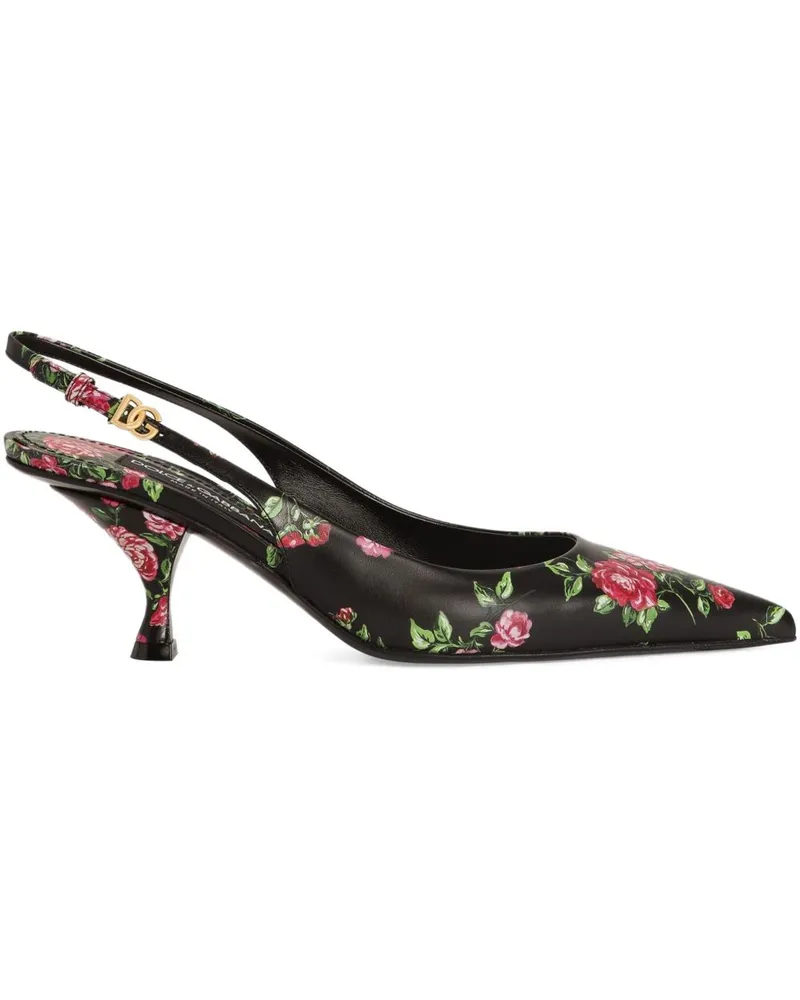 Dolce & Gabbana Lollo Slingback-Pumps Black