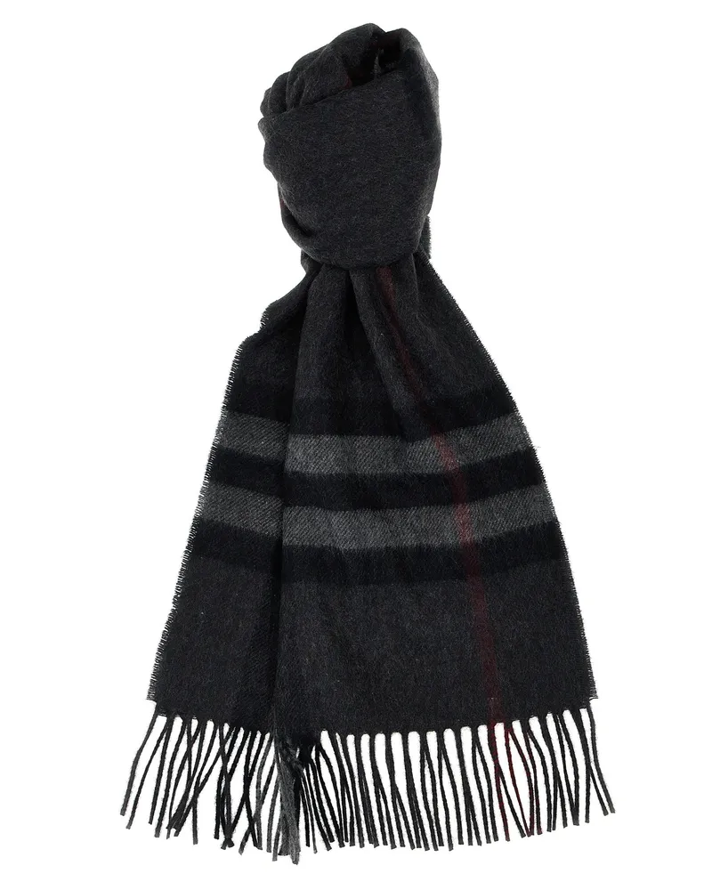 Burberry Check -Schal Grau