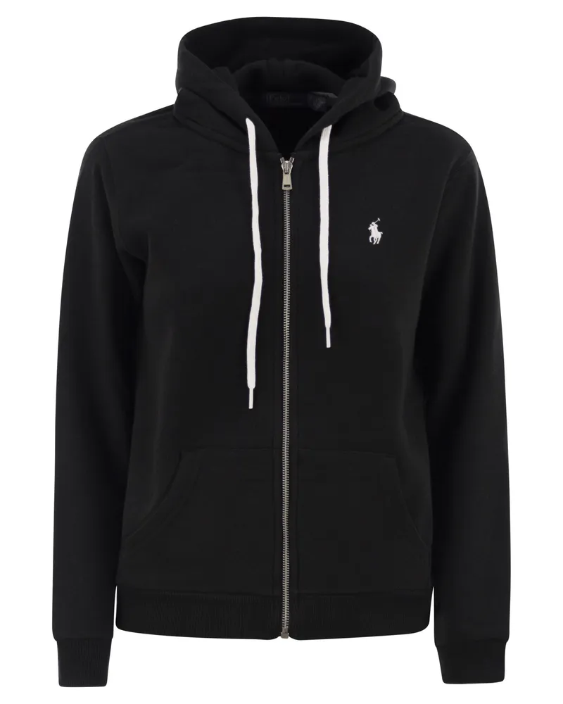 Ralph Lauren Hoodie mit Reißverschluss Black