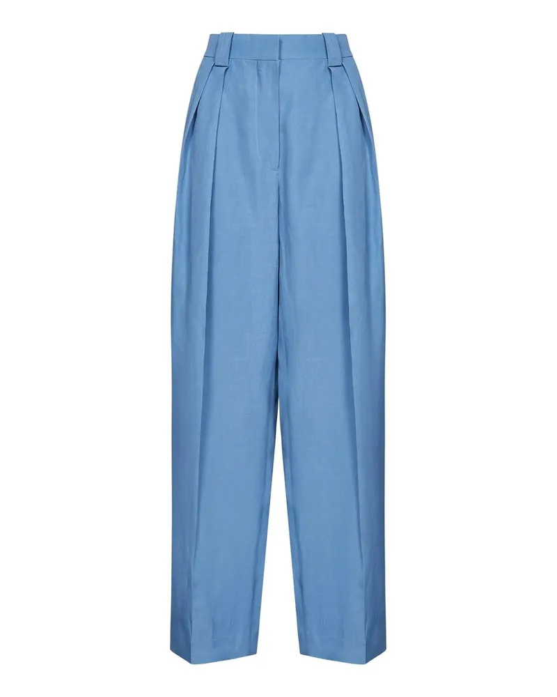 Stella McCartney Hohe Taille maßgeschneiderte Hose Blau