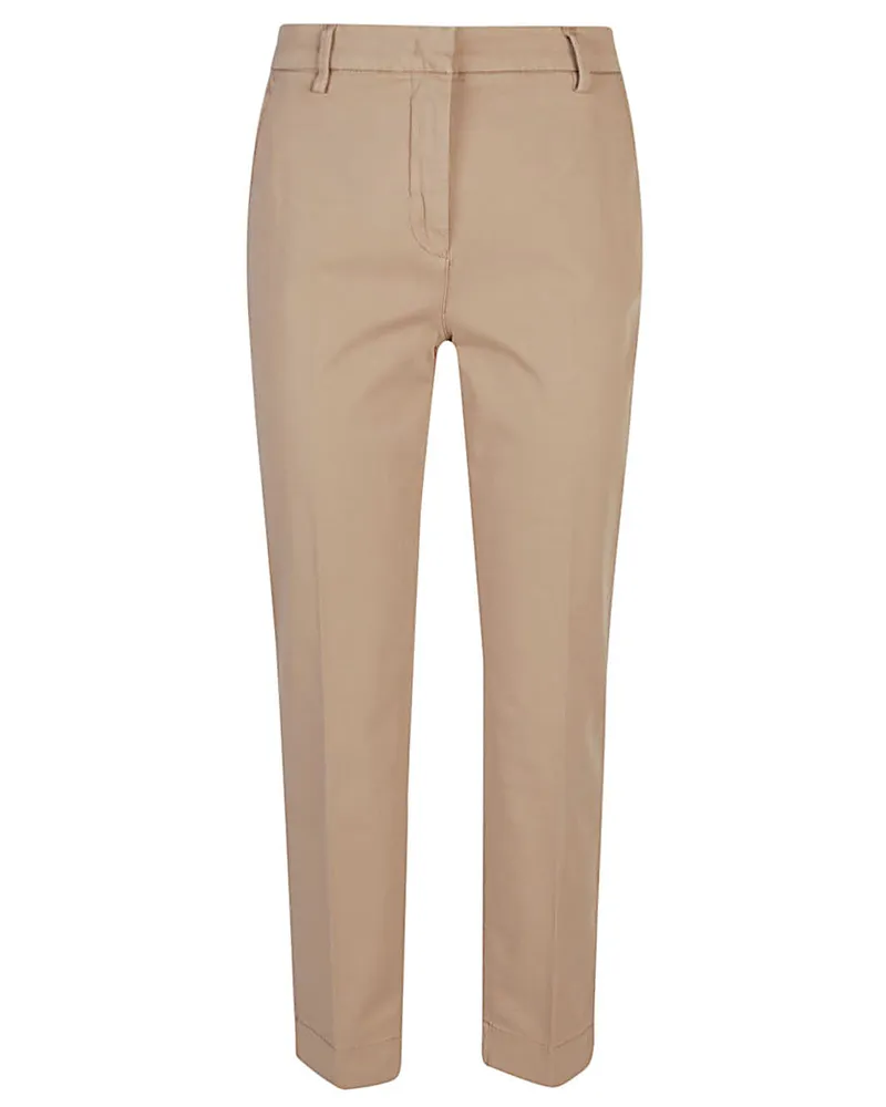 VIA MASINI 80 Über Masini 80 Baumwollhosen Beige