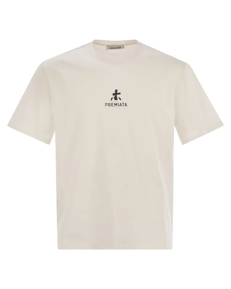 Premiata Cotton Trikot -T -Shirt White