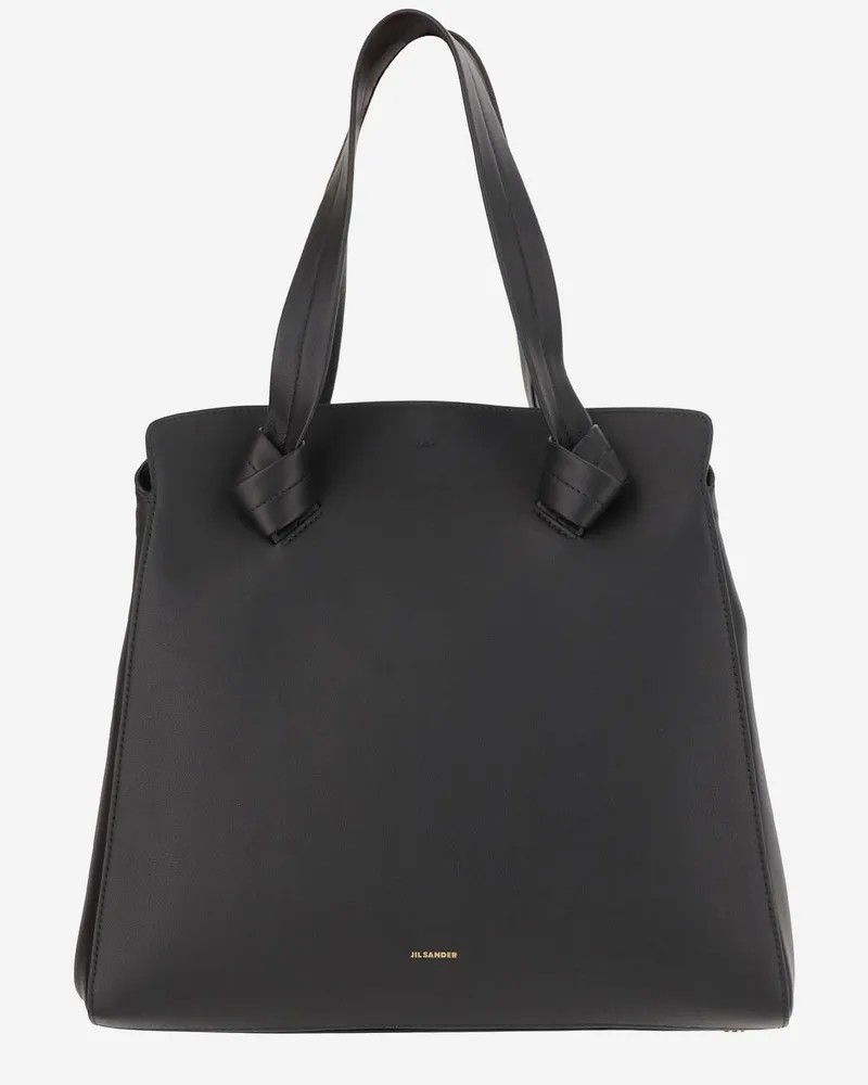 Jil Sander Knot Tote -Tasche Black