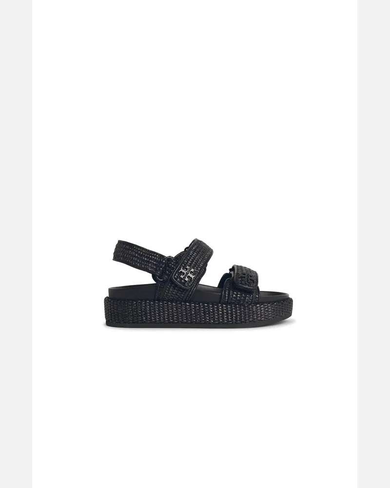 Tory Burch Kira' schwarze Lear -Sandalen Black