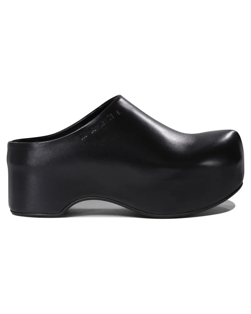 Marni Chunky Clog Sabot Black