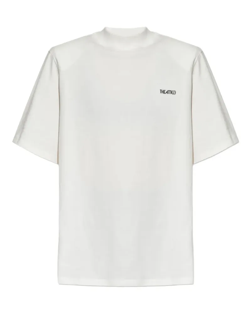 ATTICO Das Attico Rollkragen-T-Shirt White