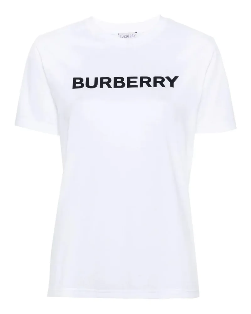 Burberry Cotton Logo T -Shirt White