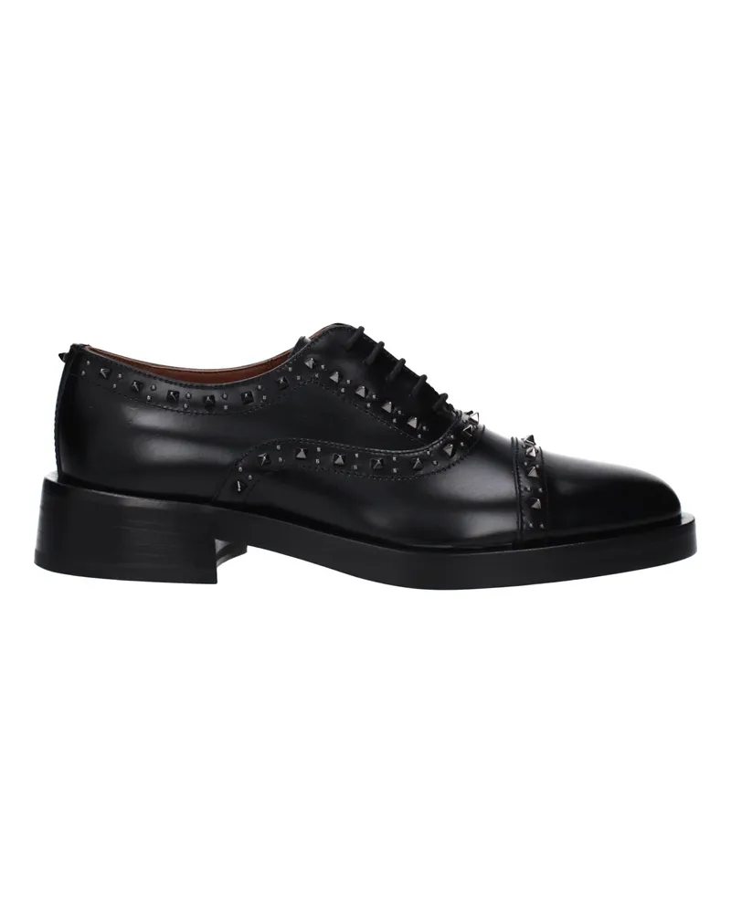Valentino Garavani Damens Derby Leder Schwarz -