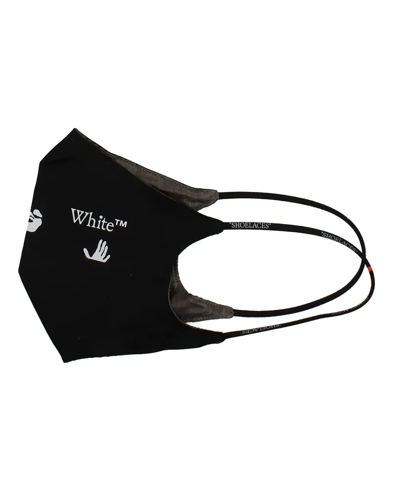 OFF-WHITE Off White Gesichtsmaske Herrens Baumwolle Schwarz -