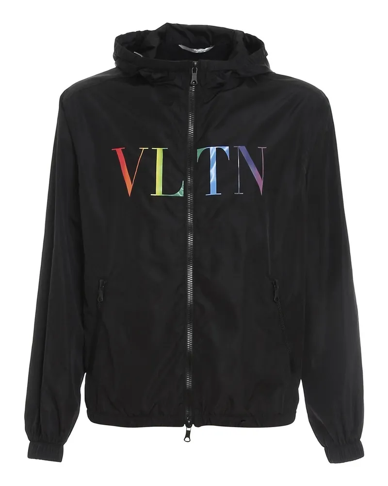 Valentino Garavani Valentino Logo Windbrecher Black