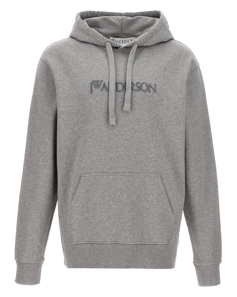 J.W.Anderson J.W.VERSON Sticky Hoodie Gray
