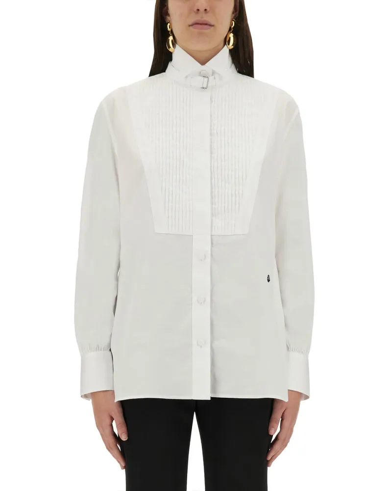 Alexander McQueen Alexander MC Queen Smoking Hemd White