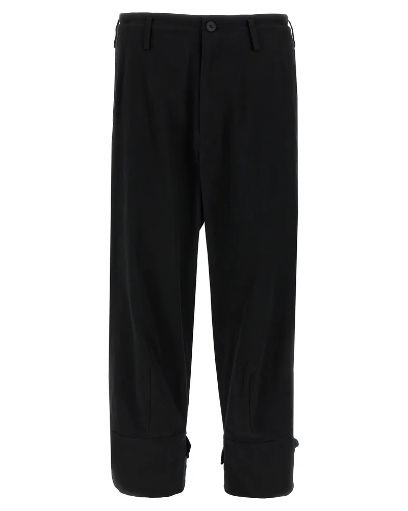Yohji Yamamoto gedruckte Hose Black