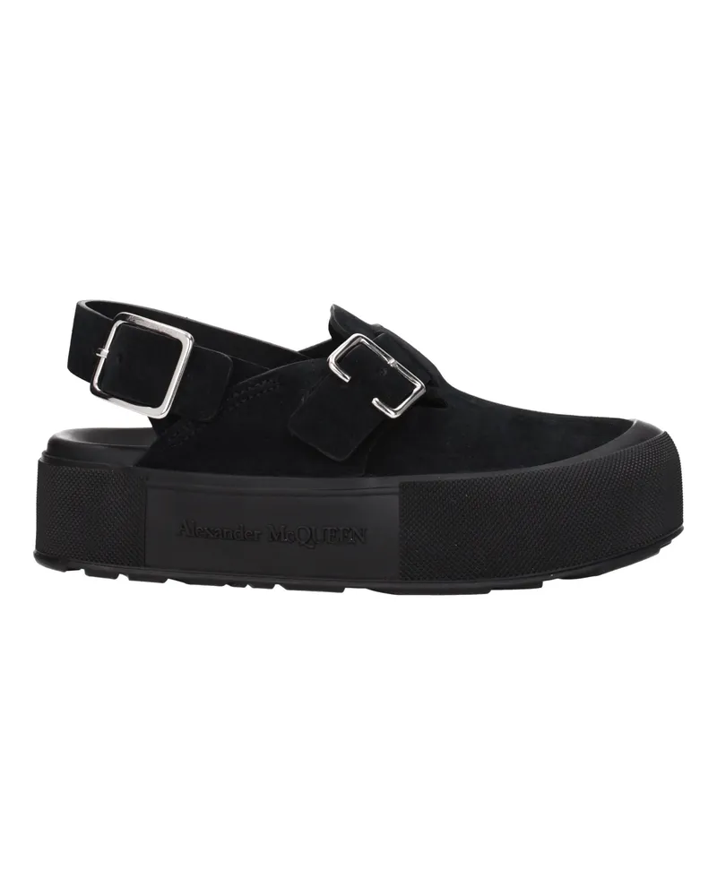 Alexander McQueen Sandalen Männer Wildleder schwarz -