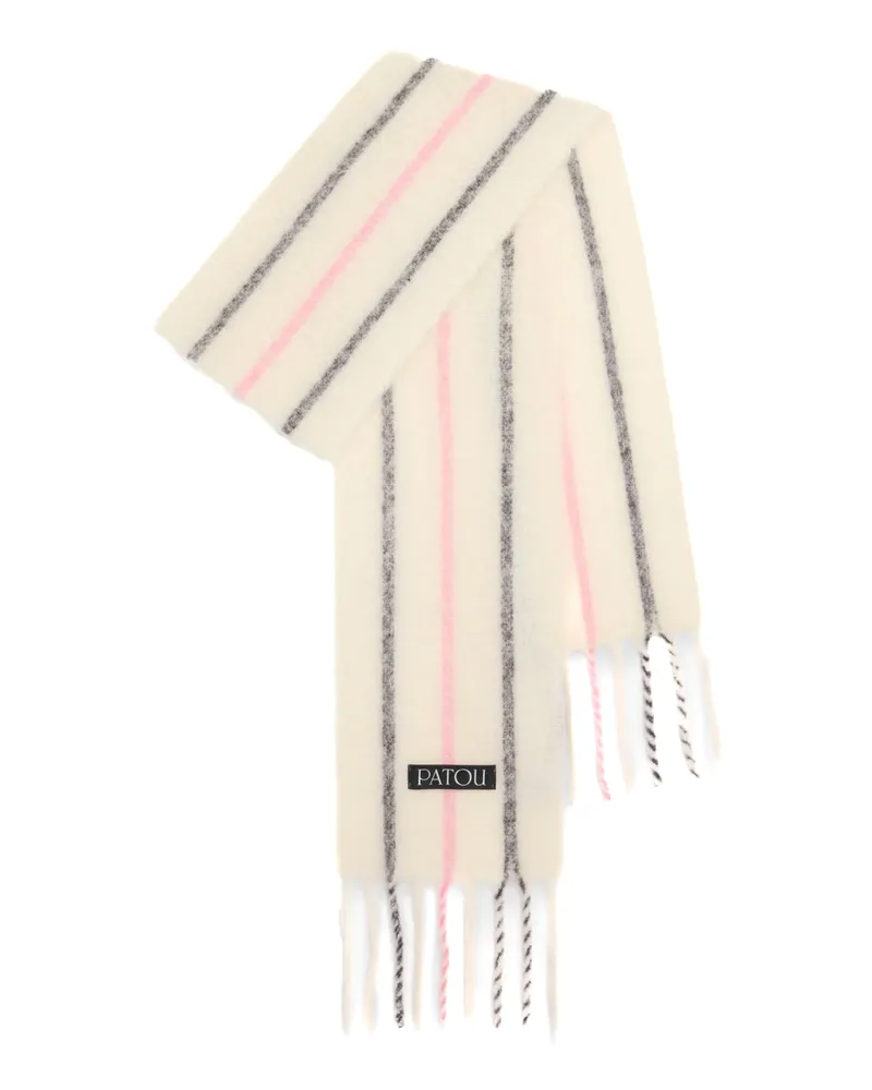 Patou Schals Weiß White