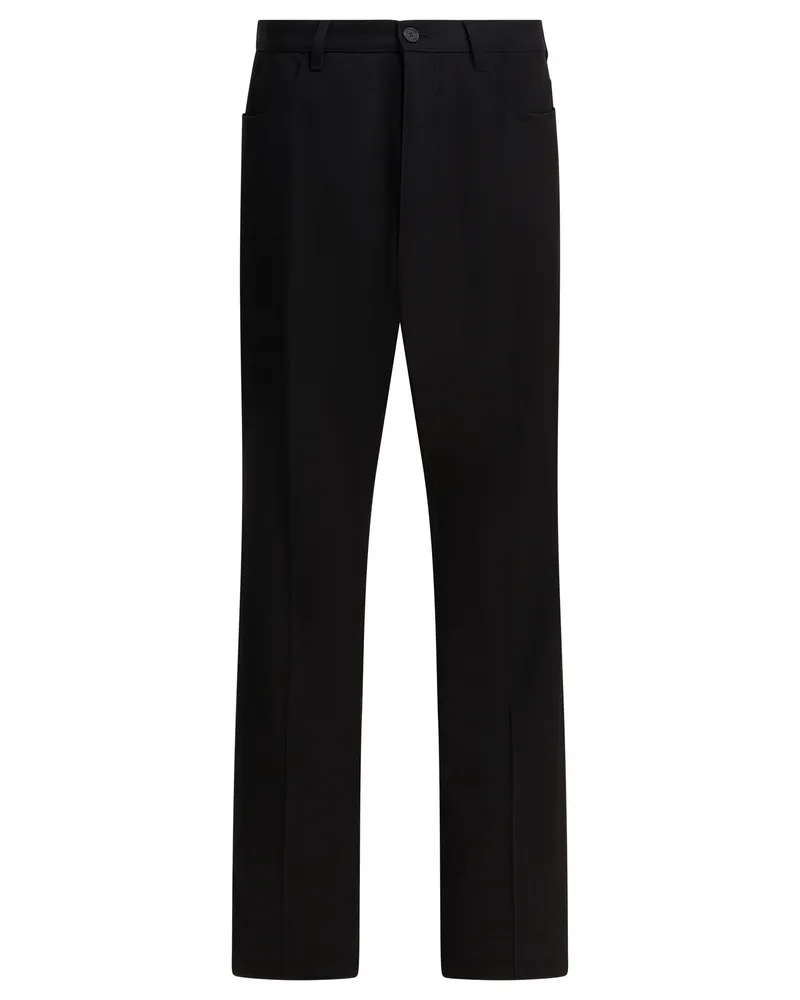 Balenciaga Maßgeschneiderte Hose aus Wolle von Black