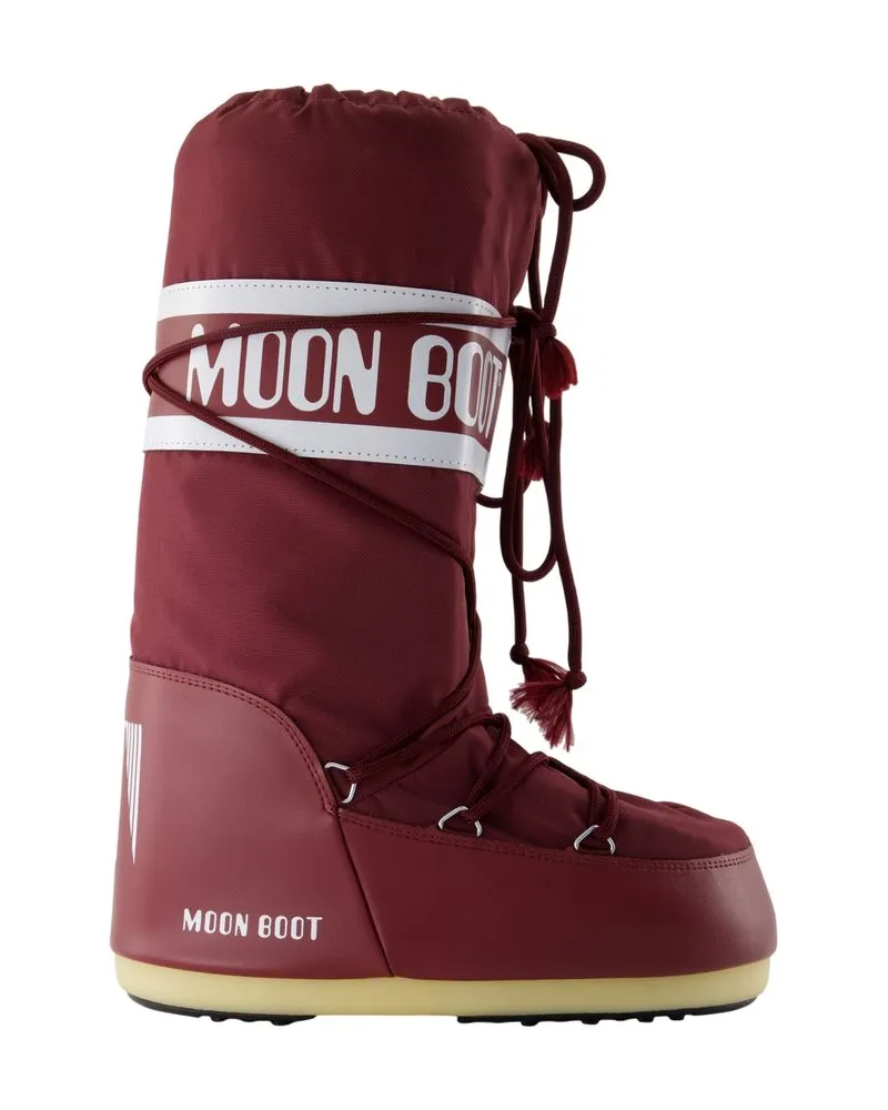 Moon Boot Icon Boots  Synthetic Burgund Burgundy