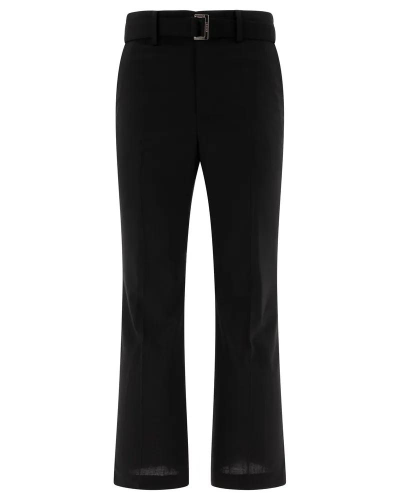 Sacai GURTED HOSEER Black