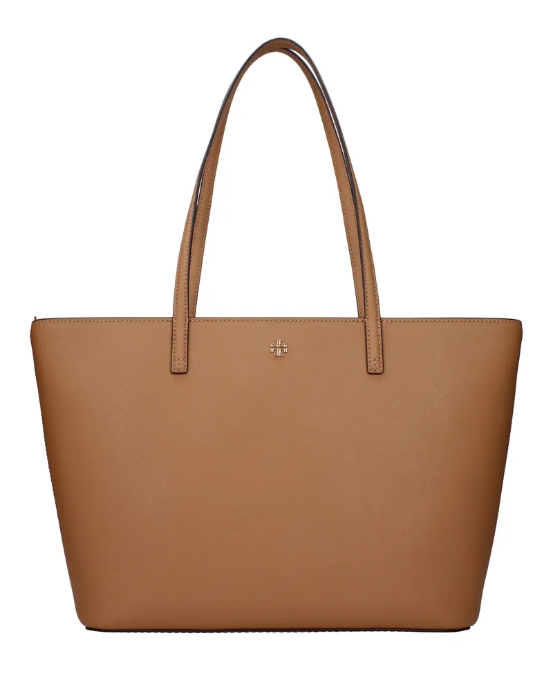Tory Burch Damens Umhängetaschen Braun/Kardamom-Leder -