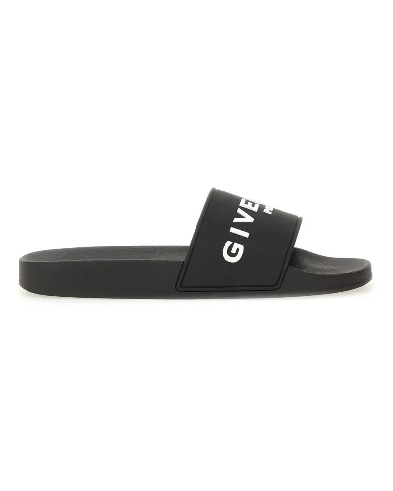 Givenchy glitt Sandale mit Logo Black