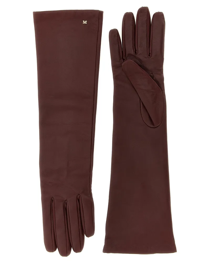Max Mara Afidee' Handschuhe Bordeaux