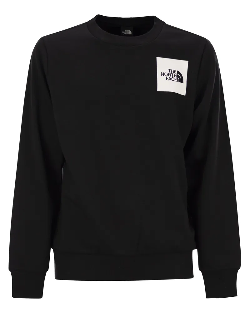 The North Face Das nördliche Gesicht feiner Crew -Nacken -Sweatshirt mit Logo Black