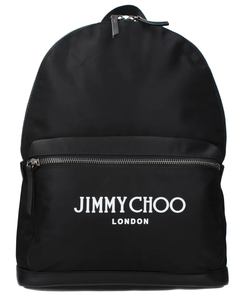 Jimmy Choo Herrens Schwarze Gürtel und Taschen aus Wilmer-Stoff -