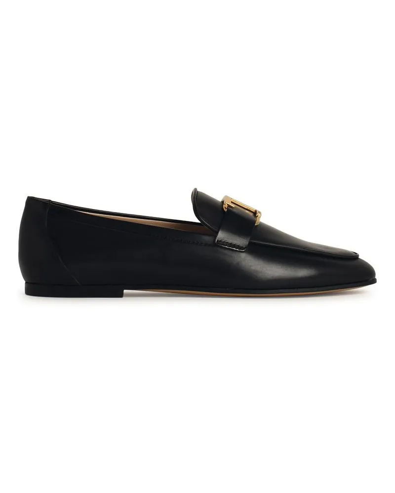 TOD'S Tod 's Schwarze Lear -Slipper Black