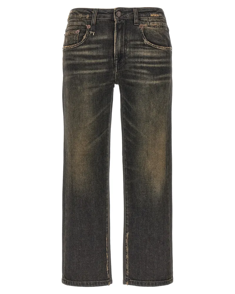 R13 Junge gerade' Jeans Black