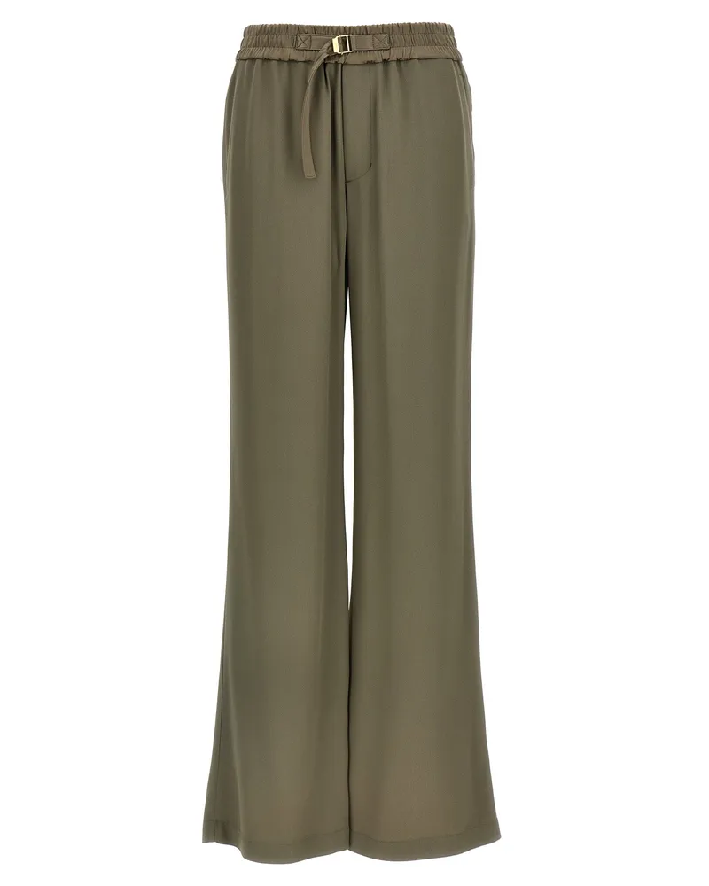 AMI Paris Buckle Hosen Beige