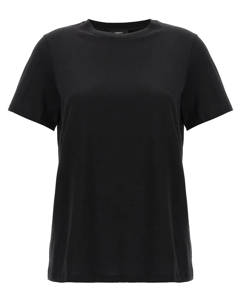 Theory Theorie grundlegender T -Shirt Black