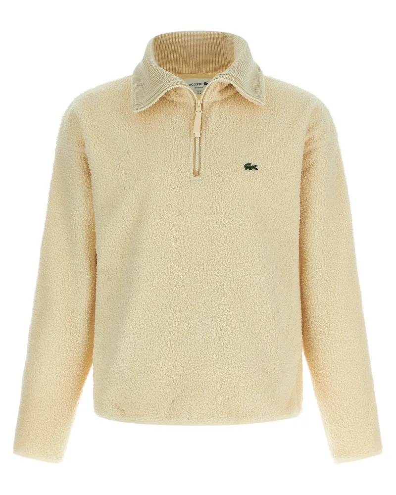Lacoste Teddy-Sweatshirt Beige
