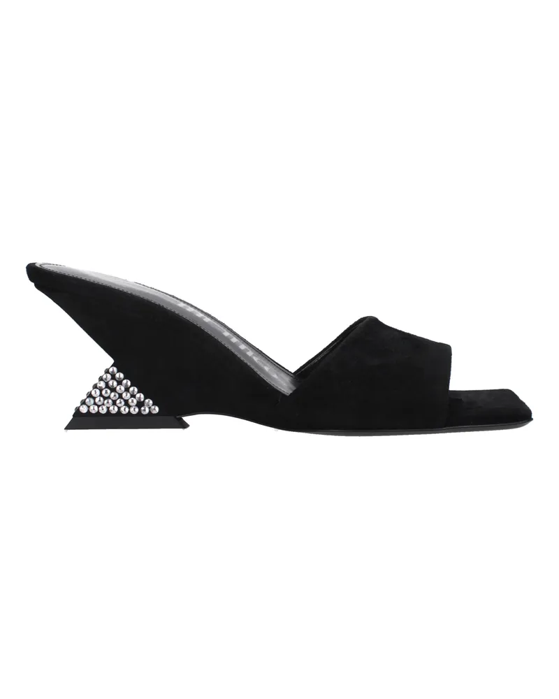 ATTICO Das Penthouse Sandals Cheop Women Wildleder schwarz -