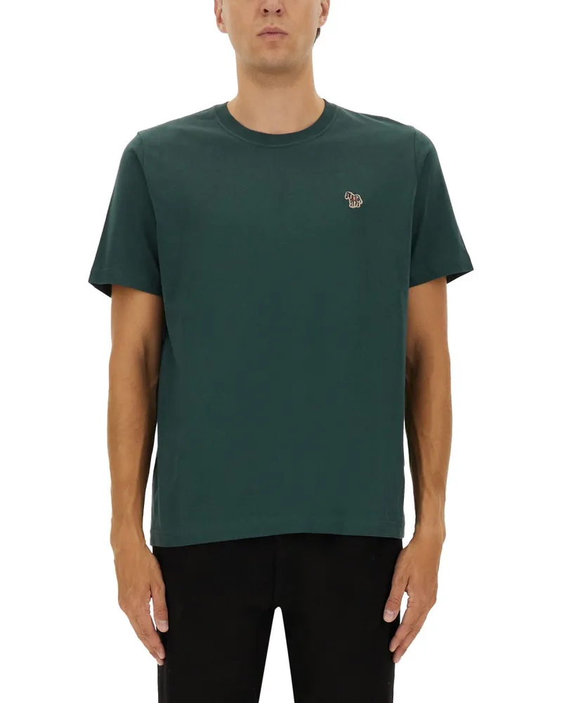 Paul Smith PS von Paul Smith regulär Fit T -Shirt Green