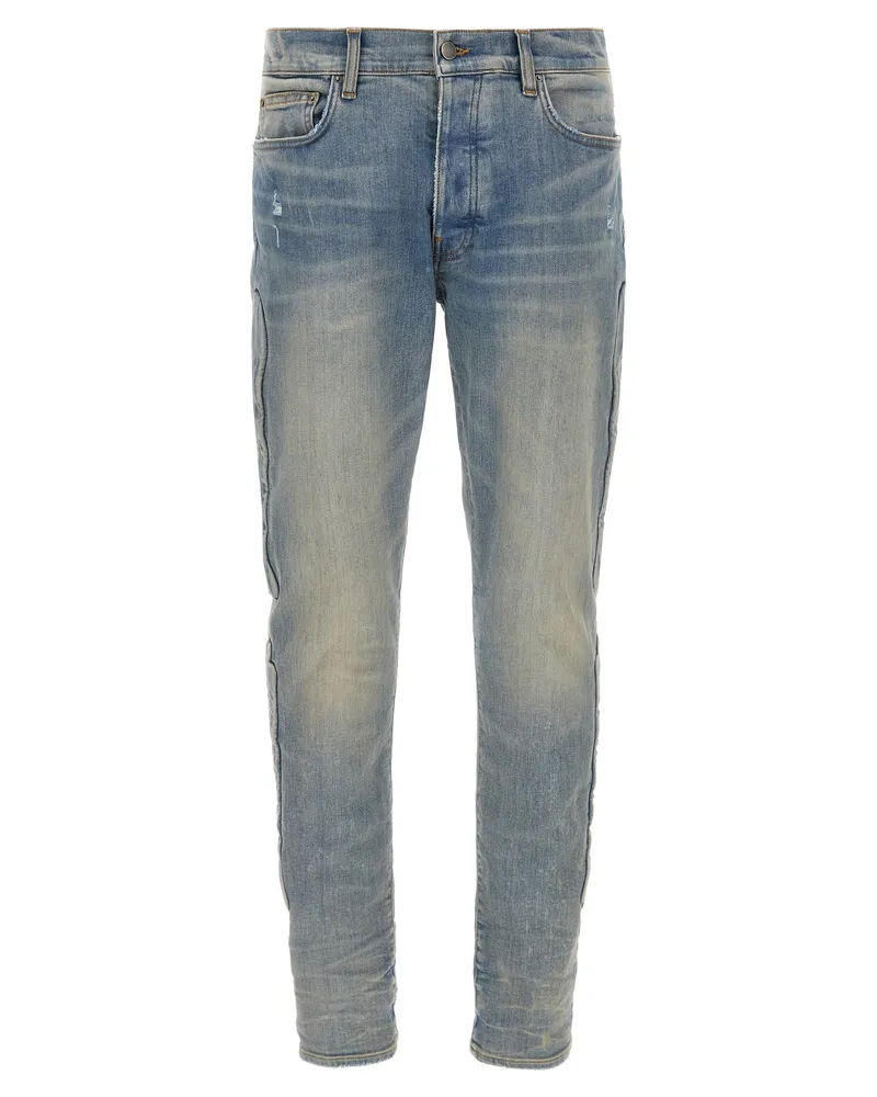 Amiri 3 D Bones' Jeans Light